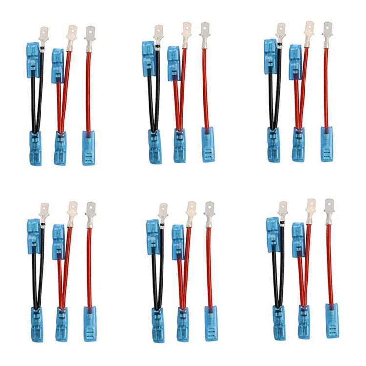 6pcs / Set Car Marine 5 Pin Rocker Switch Jumper Wire kit with Male & Female Terminals - DIY Cables by PMC TechLife | Online Shopping South Africa | PMC TechLife | Buy Now Pay Later Mobicred