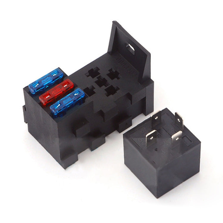 12V 5 Pin Car RV Engine Compartment Multi-Way Fuse Holder 3 Ways With Relay Holder - free shipping - PMC TechLife - Order now!