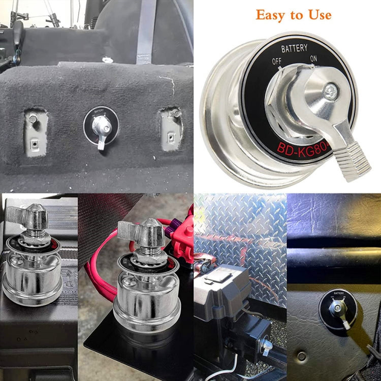 300A Car Ships RV High Current Battery Cut-Off Switch Battery Power Isolator With Accessories - Car Switches by PMC TechLife | Online Shopping South Africa | PMC TechLife | Buy Now Pay Later Mobicred