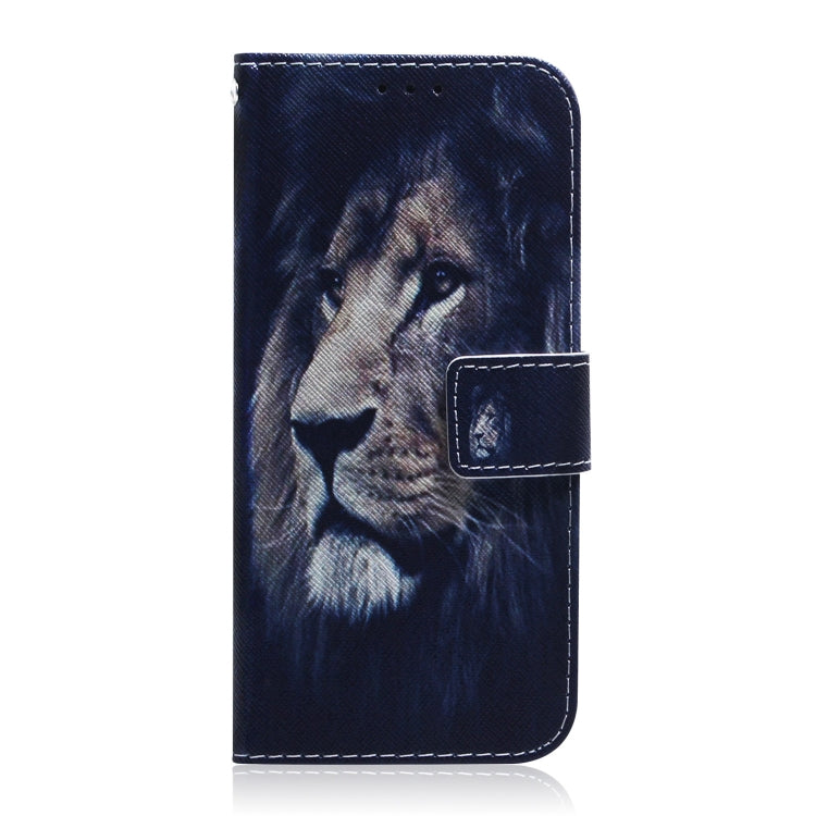 For Motorola Moto G Play 4G 2024 Coloured Drawing Flip Leather Phone Case(Lion) - free shipping - PMC Jewellery - Order now!
