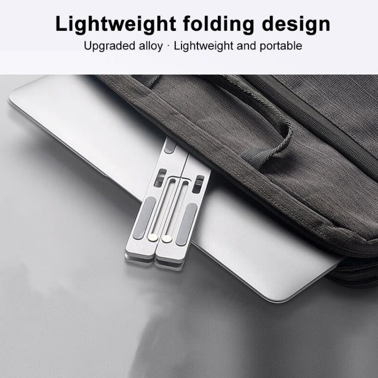 Lenovo Thinkplus Desktop Laptop Folding Holder CT10(Silver) - Laptop Stand by Lenovo | Online Shopping South Africa | PMC TechLife | Buy Now Pay Later Mobicred