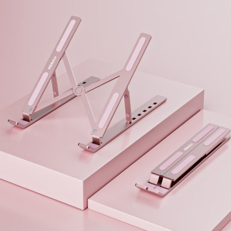 Lenovo Thinkplus Desktop Laptop Folding Holder XT6(Rose Gold) - free shipping - PMC Jewellery - Order now!