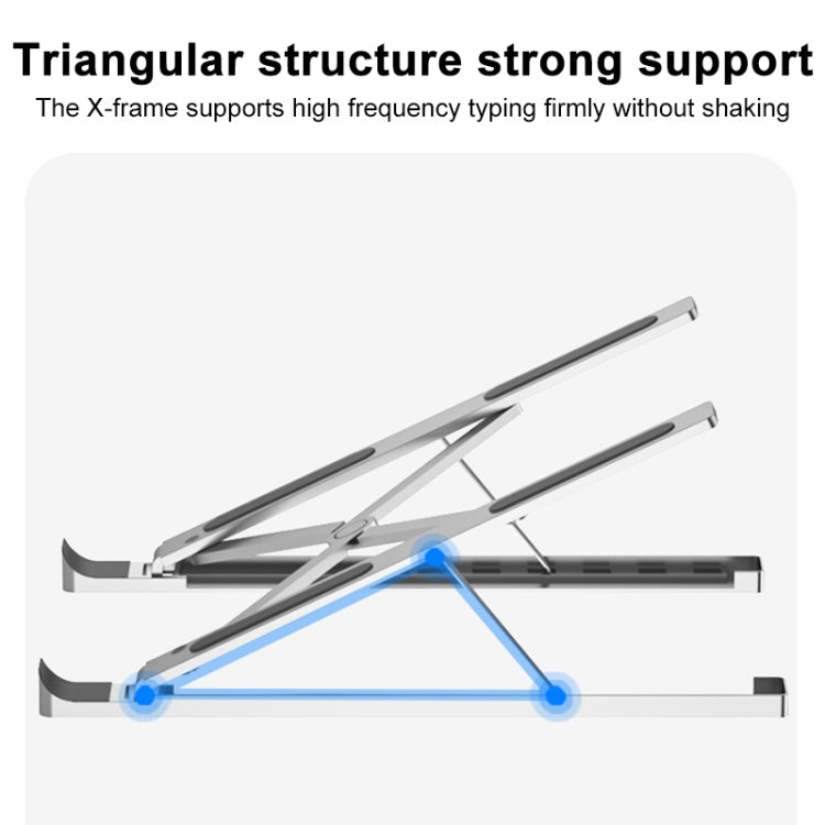 Lenovo Thinkplus Desktop Laptop Folding Holder XT6(Rose Gold) - free shipping - PMC Jewellery - Order now!