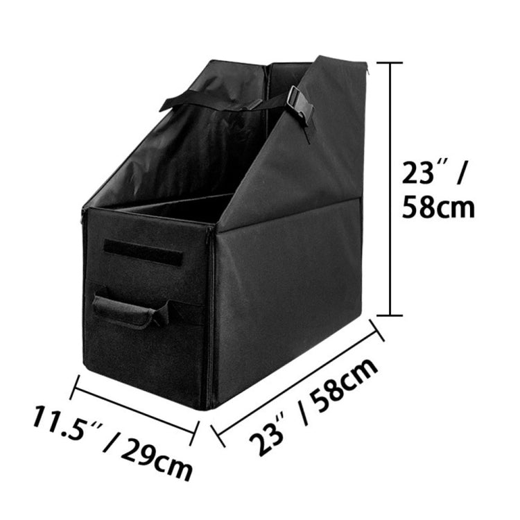 Oxford Cloth Car Trunk Folding Bicycle Storage Box with Dust Cover(Black) - Stowing Tidying by PMC TechLife | Online Shopping South Africa | PMC TechLife | Buy Now Pay Later Mobicred