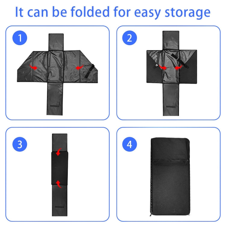 Oxford Cloth Car Trunk Folding Bicycle Storage Box with Dust Cover(Black) - Stowing Tidying by PMC TechLife | Online Shopping South Africa | PMC TechLife | Buy Now Pay Later Mobicred