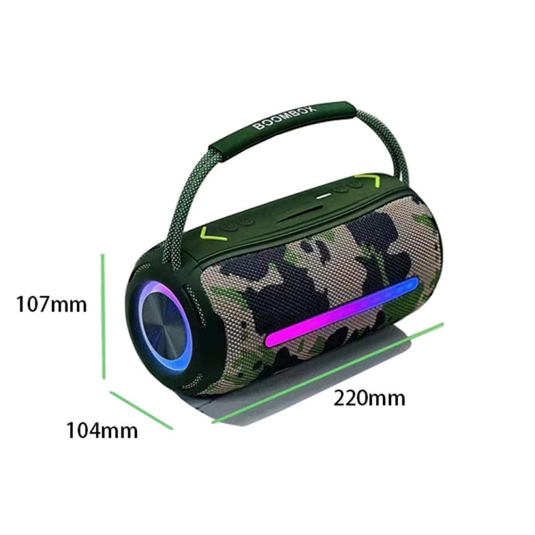 T&G X360 20W RGB Colorful Bluetooth Speaker Portable Outdoor 3D Stereo Speaker(Camouflage) - free shipping - PMC Jewellery - Order now!