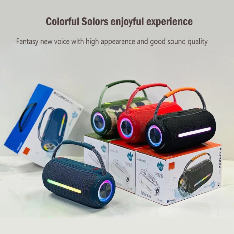 T&G X360 20W RGB Colorful Bluetooth Speaker Portable Outdoor 3D Stereo Speaker(Blue) - free shipping - PMC Jewellery - Order now!