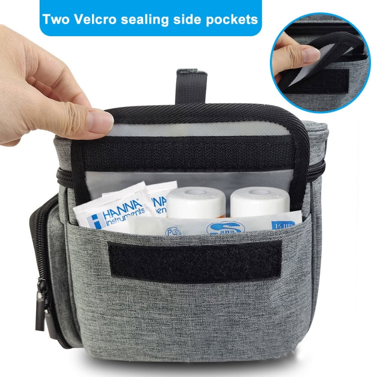 Small Medicine Storage Bag Home First Aid Kit(Grey) - free shipping - PMC TechLife - Order now!