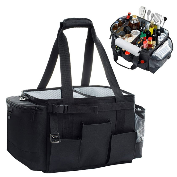 Foldable and Portable Outdoor Car Camping Picnic Storage Bag(Black) - Stowing Tidying by PMC TechLife | Online Shopping South Africa | PMC TechLife | Buy Now Pay Later Mobicred