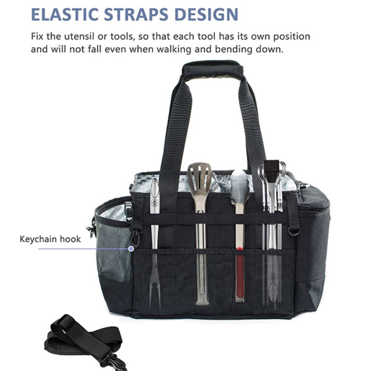 Foldable and Portable Outdoor Car Camping Picnic Storage Bag(Black) - Stowing Tidying by PMC TechLife | Online Shopping South Africa | PMC TechLife | Buy Now Pay Later Mobicred