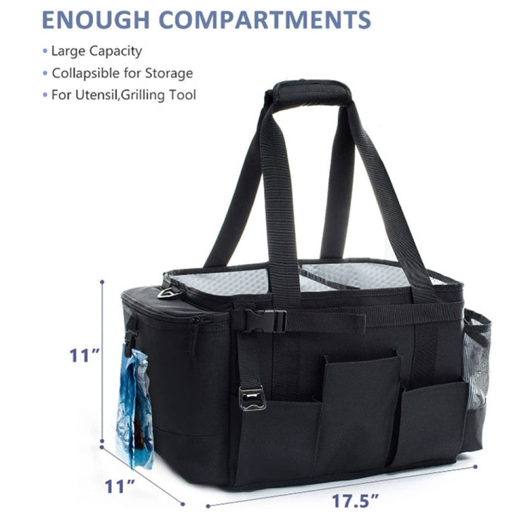 Large Foldable and Portable Outdoor Car Camping Picnic Storage Bag(Grey) - Stowing Tidying by PMC TechLife | Online Shopping South Africa | PMC TechLife | Buy Now Pay Later Mobicred