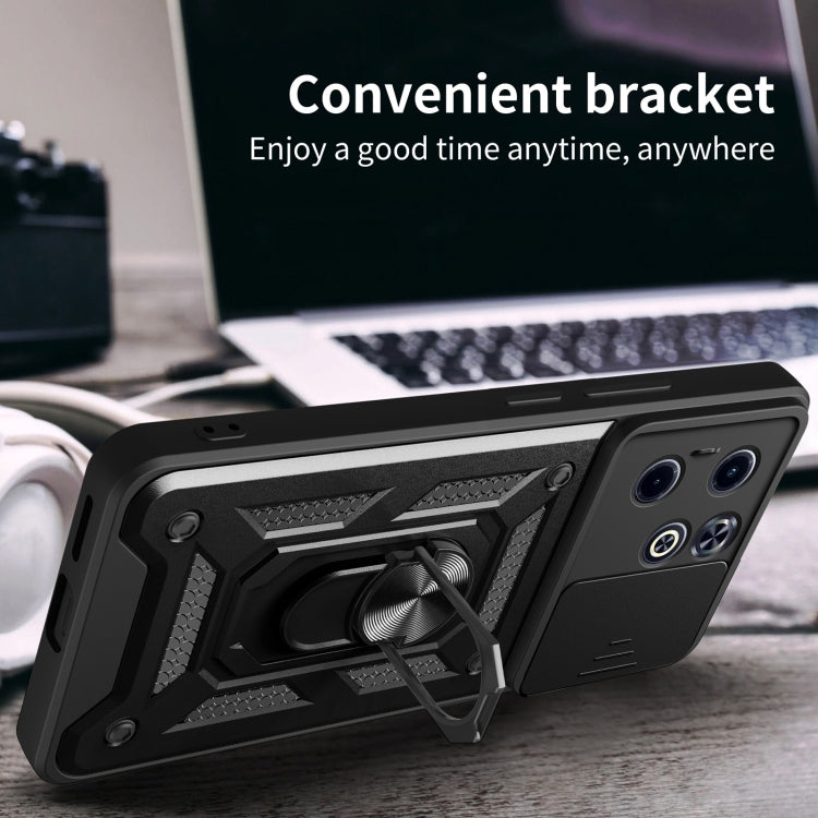 For Infinix Hot 40i / Smart 8 Sliding Camera Cover Design TPU+PC Phone Case(Red) - free shipping - PMC TechLife - Order now!