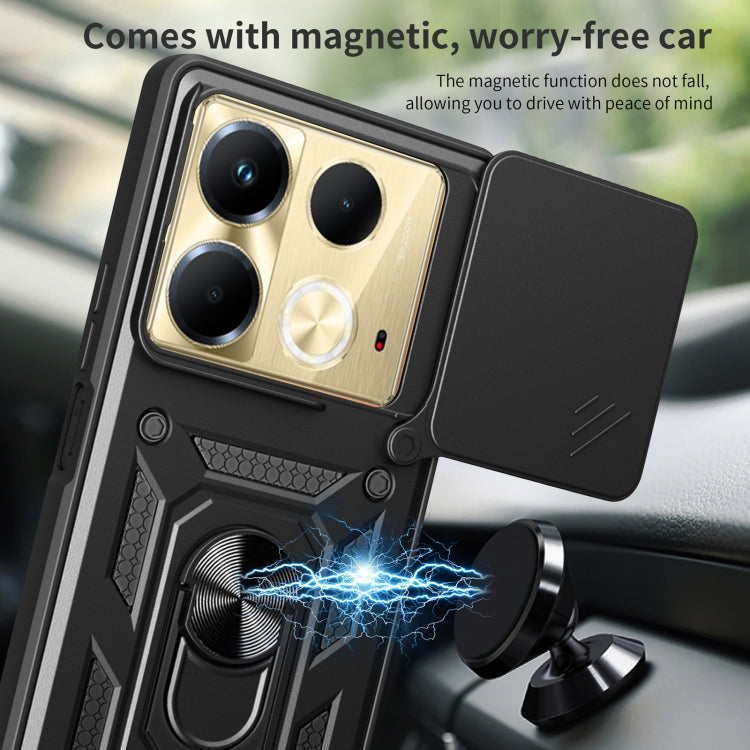 For Infinix Note 40 4G Sliding Camera Cover Design TPU+PC Phone Case(Rose Gold) - Infinix Cases by PMC TechLife | Online Shopping South Africa | PMC TechLife | Buy Now Pay Later Mobicred