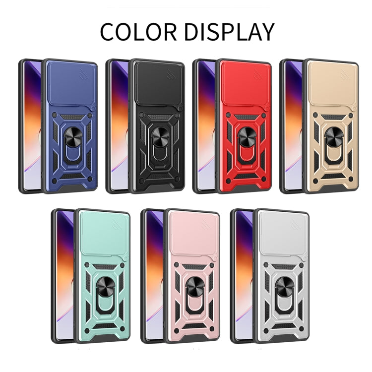 For Infinix Note 40 Pro/40 Pro+ 5G Sliding Camera Cover Design TPU+PC Phone Case(Green) - Infinix Cases by PMC TechLife | Online Shopping South Africa | PMC TechLife | Buy Now Pay Later Mobicred