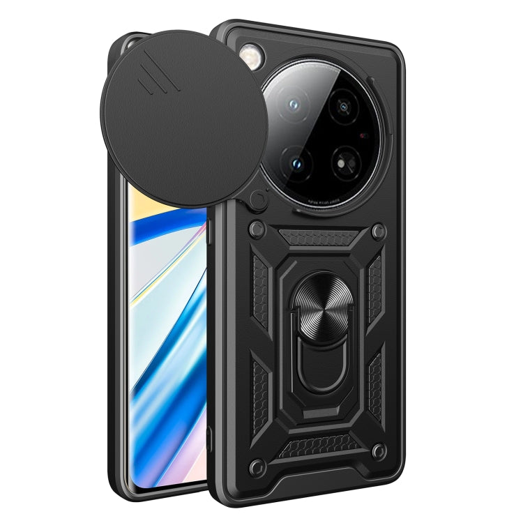 For Infinix Zero 40 5G Sliding Camera Cover Design TPU+PC Phone Case(Black) - free shipping - PMC TechLife - Order now!