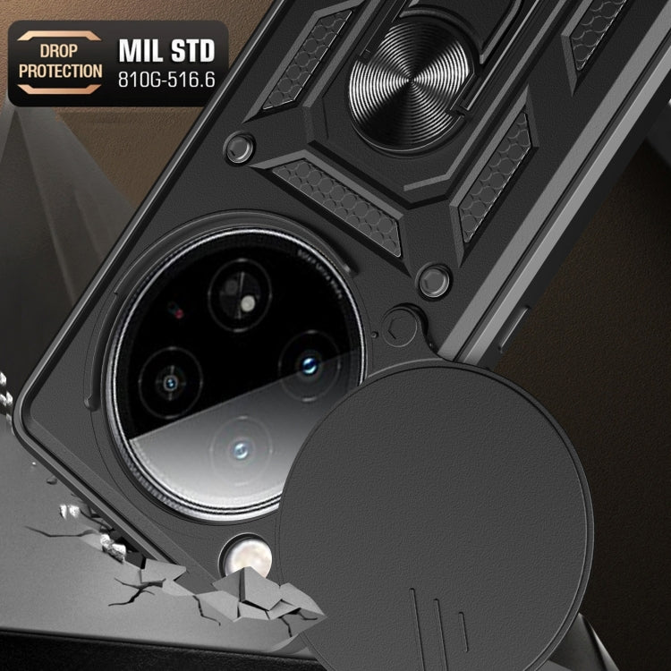 For Infinix Zero 40 5G Sliding Camera Cover Design TPU+PC Phone Case(Black) - free shipping - PMC TechLife - Order now!