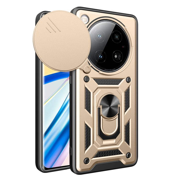 For Infinix Zero 40 5G Sliding Camera Cover Design TPU+PC Phone Case(Gold) - free shipping - PMC TechLife - Order now!