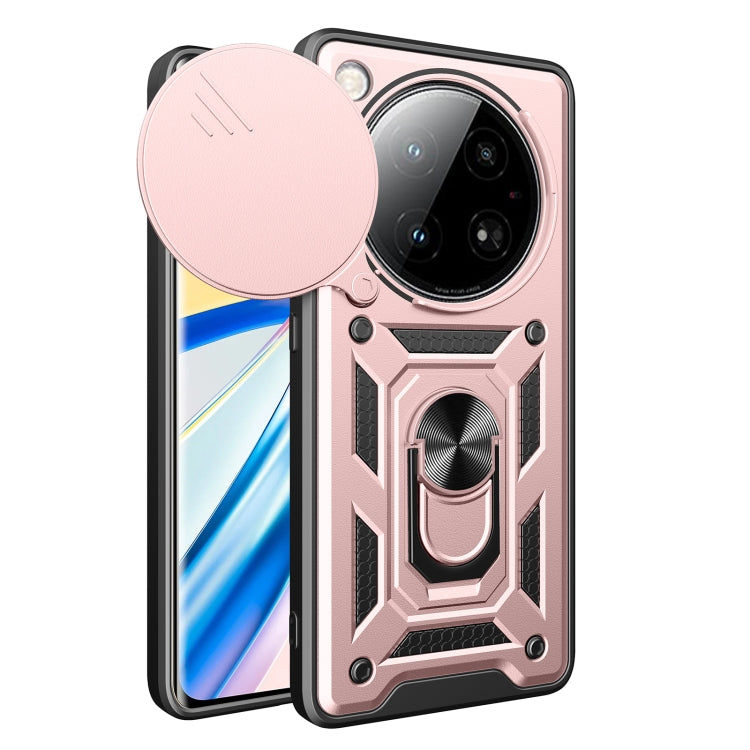 For Infinix Zero 40 5G Sliding Camera Cover Design TPU+PC Phone Case(Rose Gold) - free shipping - PMC TechLife - Order now!
