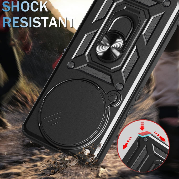 For Infinix Zero 40 4G Sliding Camera Cover Design TPU+PC Phone Case(Black) - free shipping - PMC TechLife - Order now!