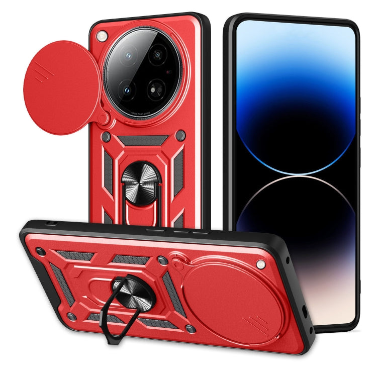 For Infinix Zero 40 4G Sliding Camera Cover Design TPU+PC Phone Case(Red) - free shipping - PMC TechLife - Order now!