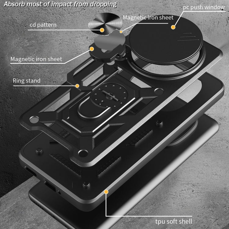 For Infinix Zero 40 4G Sliding Camera Cover Design TPU+PC Phone Case(Silver) - free shipping - PMC TechLife - Order now!