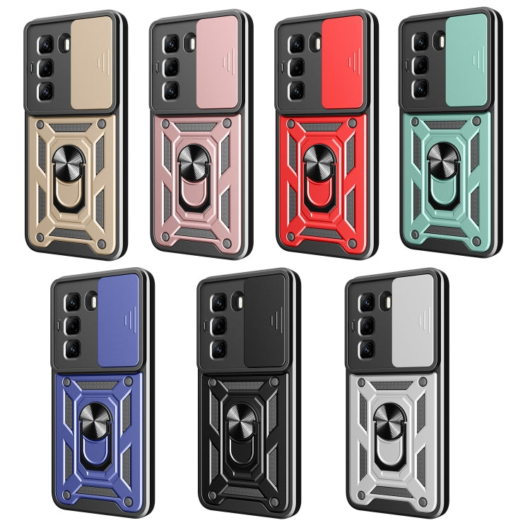 For Infinix Hot 50 Pro 4G Sliding Camera Cover Design TPU+PC Phone Case(Rose Gold) - free shipping - PMC TechLife - Order now!