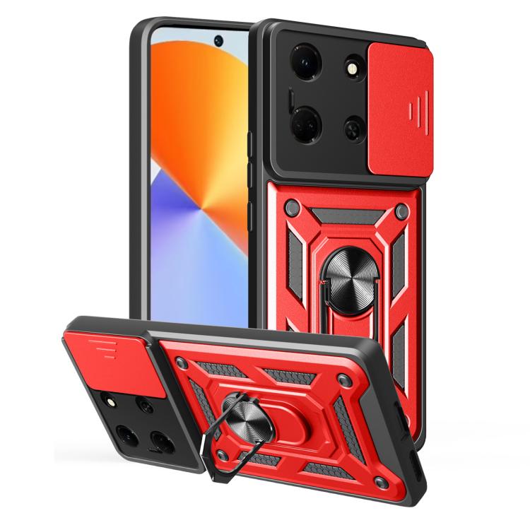 For Infinix Note 30 5G Sliding Camera Cover Design TPU+PC Phone Case(Red) - free shipping - PMC TechLife - Order now!