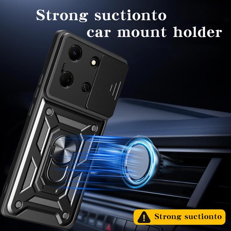 For Infinix Note 30 5G Sliding Camera Cover Design TPU+PC Phone Case(Gold) - free shipping - PMC TechLife - Order now!