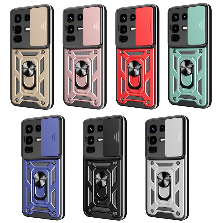 For Infinix Note 50 Pro 4G Sliding Camera Cover Design TPU+PC Phone Case(Rose Gold) - free shipping - PMC TechLife - Order now!