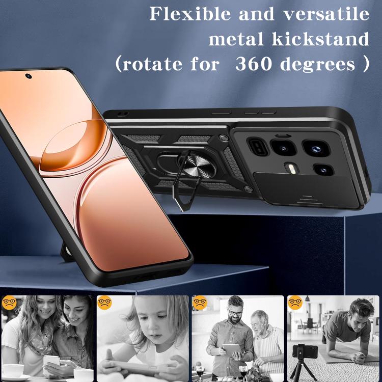 For Infinix Note 50 Pro 4G Sliding Camera Cover Design TPU+PC Phone Case(Rose Gold) - free shipping - PMC TechLife - Order now!