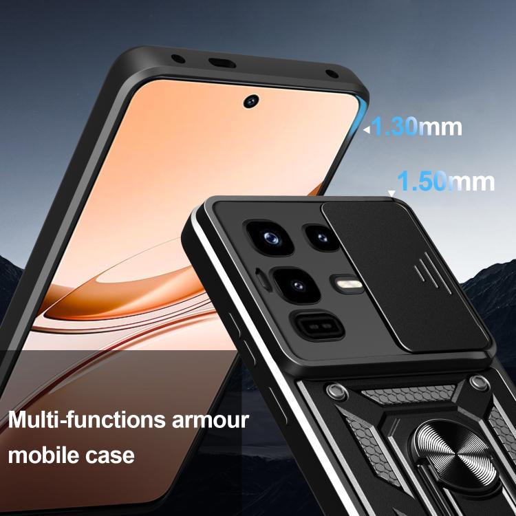 For Infinix Note 50 Pro 4G Sliding Camera Cover Design TPU+PC Phone Case(Rose Gold) - free shipping - PMC TechLife - Order now!