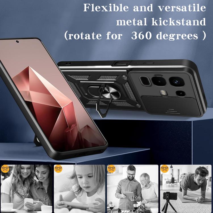 For Infinix Note 50x Sliding Camera Cover Design TPU+PC Phone Case(Red) - free shipping - PMC TechLife - Order now!