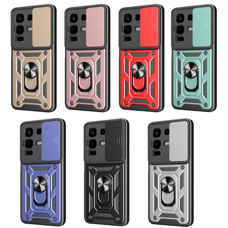 For Infinix Note 50x Sliding Camera Cover Design TPU+PC Phone Case(Green) - free shipping - PMC TechLife - Order now!