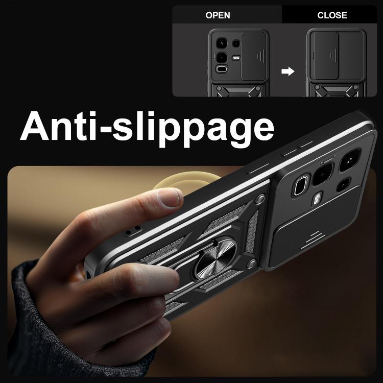 For Infinix Note 50s Sliding Camera Cover Design TPU+PC Phone Case(Black) - free shipping - PMC TechLife - Order now!