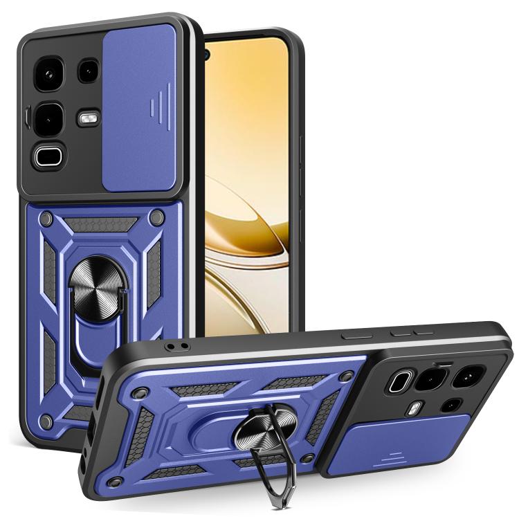 For Infinix Note 50s Sliding Camera Cover Design TPU+PC Phone Case(Blue) - free shipping - PMC TechLife - Order now!