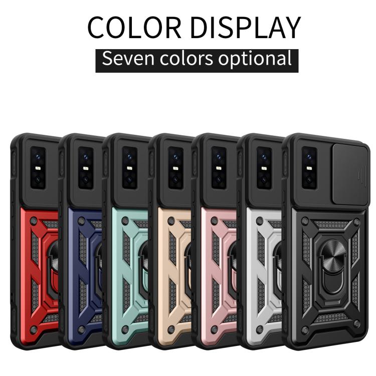 For Infinix GT 30 Pro Sliding Camera Cover Design TPU+PC Phone Case(Rose Gold) - free shipping - PMC TechLife - Order now!