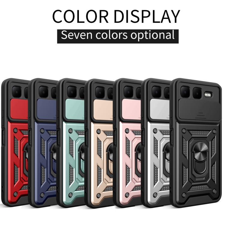 For Infinix Smart 10 Plus 4G Sliding Camera Cover Design TPU+PC Phone Case(Blue) - free shipping - PMC TechLife - Order now!