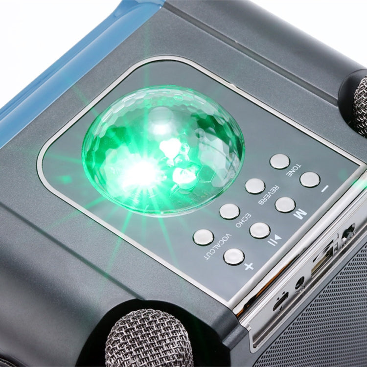 T&G TG543 Colorful Integrated Handheld Karaoke Wireless Bluetooth Speaker(Grey) - free shipping - PMC Jewellery - Order now!