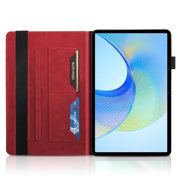 For Honor Pad X9 / X8 Pro Tree Life Series Embossed Leather Tablet Case(Red) - Honor by PMC TechLife | Online Shopping South Africa | PMC TechLife | Buy Now Pay Later Mobicred