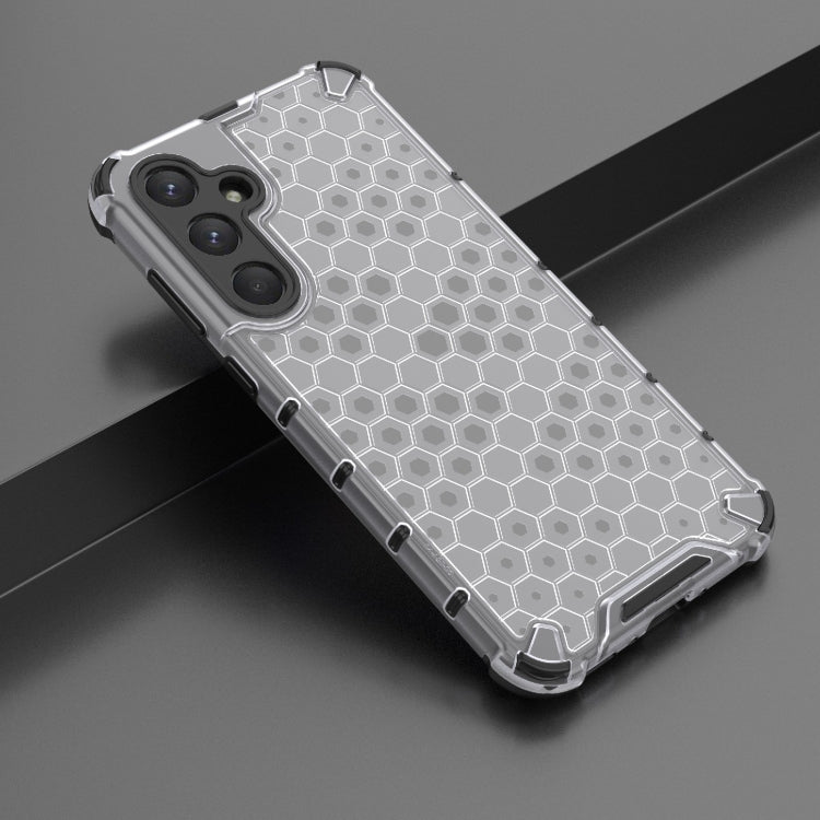 For Samsung Galaxy A35 5G Shockproof Honeycomb PC + TPU Protective Phone Case(White) - Galaxy Phone Cases by PMC TechLife | Online Shopping South Africa | PMC TechLife