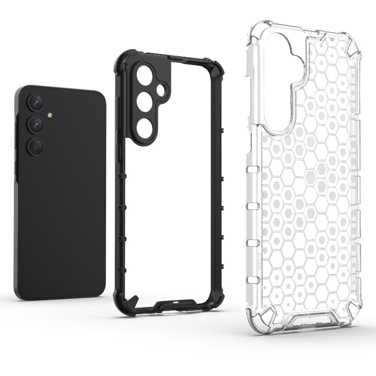 For Samsung Galaxy A35 5G Shockproof Honeycomb PC + TPU Protective Phone Case(White) - Galaxy Phone Cases by PMC TechLife | Online Shopping South Africa | PMC TechLife