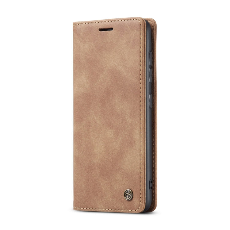 For Samsung Galaxy A21S CaseMe-013 Multifunctional Retro Frosted Horizontal Flip Leather Case with Card Slot & Holder & Wallet(Brown) - free shipping - PMC Jewellery - Order now!