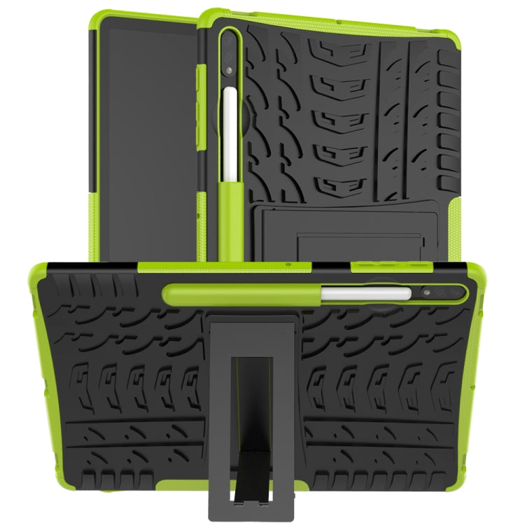 For Samsung Galaxy Tab S9+ Tire Texture TPU + PC Tablet Case(Green) - free shipping - PMC Jewellery - Order now!