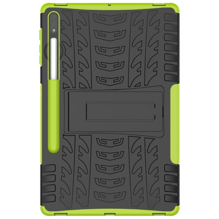 For Samsung Galaxy Tab S9+ Tire Texture TPU + PC Tablet Case(Green) - free shipping - PMC Jewellery - Order now!