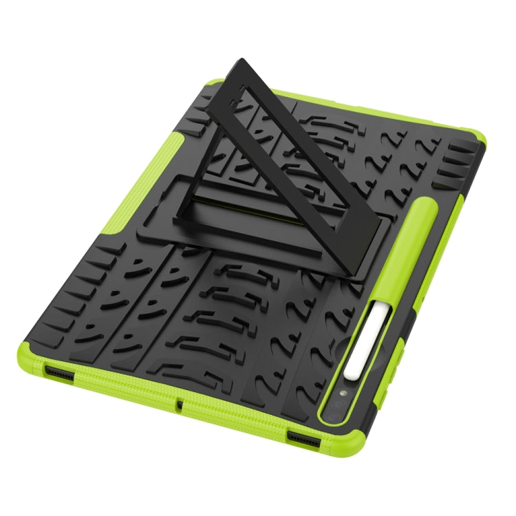 For Samsung Galaxy Tab S9+ Tire Texture TPU + PC Tablet Case(Green) - free shipping - PMC Jewellery - Order now!