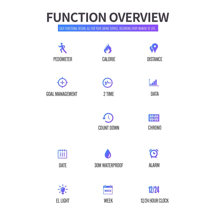 SKMEI 1888 Multifunctional Men 30M Waterproof Sports Stainless Steel Digital Wrist Watch(Black) - free shipping - PMC TechLife - Order now!