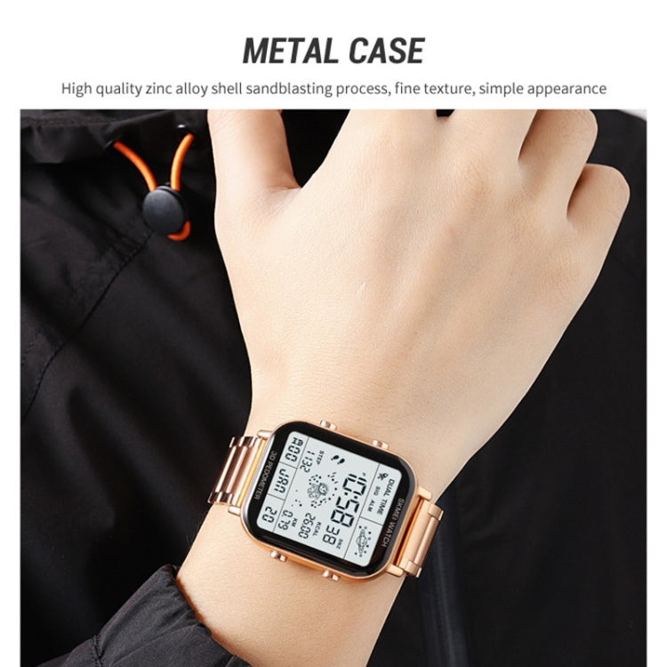 SKMEI 1888 Multifunctional Men 30M Waterproof Sports Stainless Steel Digital Wrist Watch(Rose Gold) - free shipping - PMC TechLife - Order now!
