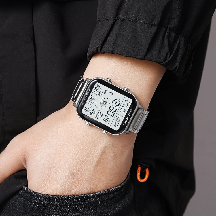 SKMEI 1888 Multifunctional Men 30M Waterproof Sports Stainless Steel Digital Wrist Watch(Black) - free shipping - PMC TechLife - Order now!