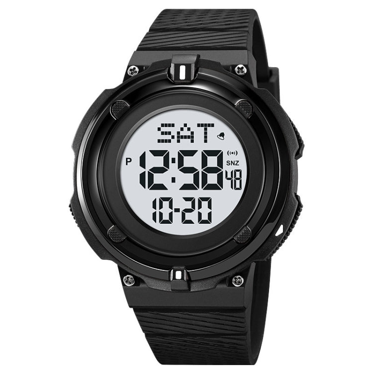 SKMEI 2010 Multifunctional Men 50M Waterproof Luminous Digital Wrist Watch(Black White) - free shipping - PMC TechLife - Order now!