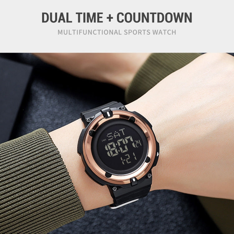 SKMEI 2010 Multifunctional Men 50M Waterproof Luminous Digital Wrist Watch(Dark Blue) - free shipping - PMC TechLife - Order now!